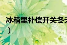 冰箱里补偿开关冬天怎么开（谨记开关的使用）