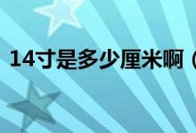 14寸是多少厘米啊（14寸是多少厘米 长宽）