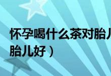 怀孕喝什么茶对胎儿有好处（怀孕喝什么茶对胎儿好）