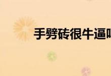 手劈砖很牛逼吗（手劈砖的技巧）