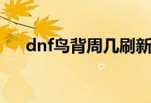 dnf鸟背周几刷新（dnf鸟背刷新时间）