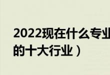 2022现在什么专业就业前景好（未来最紧缺的十大行业）