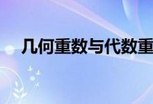 几何重数与代数重数怎么求（几何重数）