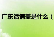 广东话铺盖是什么(广东话铺盖是什么意思)