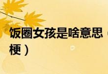 饭圈女孩是啥意思（饭圈女孩是什么意思什么梗）