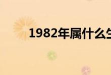 1982年属什么生肖（1982年属狗）