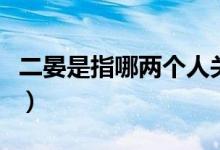 二晏是指哪两个人关系（二晏指的是什么关系）