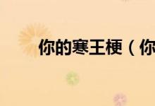 你的寒王梗（你个寒王是什么意思）