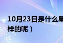 10月23日是什么星座（该星座的性格是怎么样的呢）