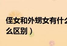 侄女和外甥女有什么区别（侄女和外甥女有什么区别）