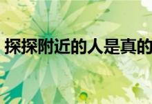 探探附近的人是真的吗（同城探探是真的吗）