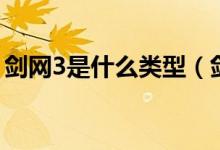 剑网3是什么类型（剑网3是什么类型的游戏）