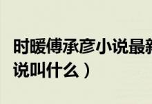 时暖傅承彦小说最新章节目录（时暖傅承彦小说叫什么）