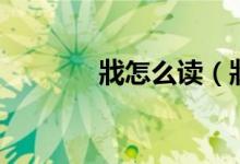 戕怎么读（戕字到底怎么读）