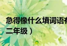 急得像什么填词语有哪些（急得像什么填词语二年级）