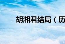 胡湘君结局（历史胡湘湘真实结局）