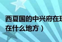 西夏国的中兴府在现在什么地方（西夏国是现在什么地方）