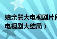 娘亲舅大电视剧片段姚彩玲佟程程（娘亲舅大电视剧大结局）