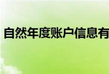 自然年度账户信息有用吗（自然年度指什么）
