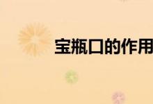 宝瓶口的作用（宝瓶口的作用）