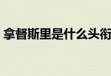 拿督斯里是什么头衔（拿督斯里是什么职位）