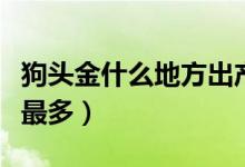 狗头金什么地方出产（国内这几个地方狗头金最多）