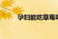 孕妇能吃草莓吗（一起来看看吧）