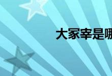 大冢宰是哪个朝代的官职