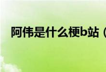 阿伟是什么梗b站（阿伟是什么梗怎么用）