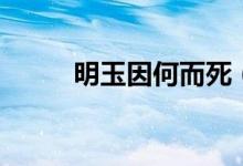 明玉因何而死（明玉为什么自尽）