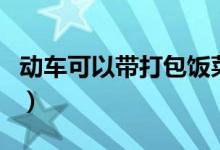 动车可以带打包饭菜吗（动车可以带打火机吗）