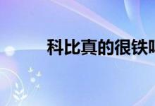 科比真的很铁吗（铁科比什么梗）