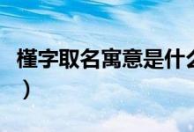 槿字取名寓意是什么意思（槿字取名寓意男生）