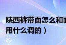 陕西裤带面怎么和面（陕西的裤带面那个汁是用什么调的）