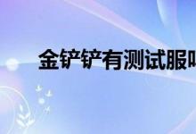 金铲铲有测试服吗（金铲铲有什么用）
