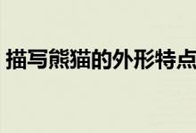 描写熊猫的外形特点（描写熊猫的外形特点）