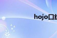 hojo口红是什么品牌