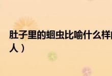 肚子里的蛔虫比喻什么样的人(肚子里的蛔虫比喻什么样的人)