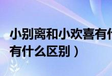 小别离和小欢喜有什么关系（小别离和小欢喜有什么区别）