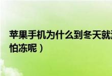 苹果手机为什么到冬天就没电了（苹果手机为什么到冬天就怕冻呢）