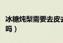 冰糖炖梨需要去皮去核吗（冰糖炖梨需要加水吗）