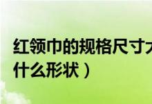 红领巾的规格尺寸大小（红领巾的规格要求是什么形状）