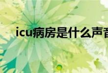 icu病房是什么声音（icu病房什么意思）