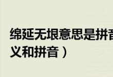 绵延无垠意思是拼音也是什么（绵延无垠的含义和拼音）