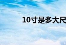 10寸是多大尺寸（10寸是多大）