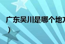 广东吴川是哪个地方（广东吴川是哪个市管的）