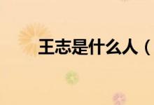 王志是什么人（王志才是干什么的）
