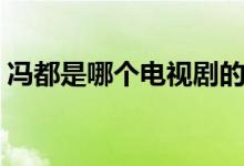 冯都是哪个电视剧的人物（冯都是哪个电视）