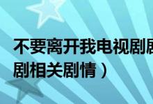 不要离开我电视剧剧情介绍（不要离开我电视剧相关剧情）