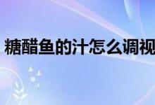 糖醋鱼的汁怎么调视频（糖醋鱼的汁怎么调）